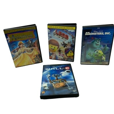 #ad Lot of 4 Disney Pixar DVD Movies. $14.00