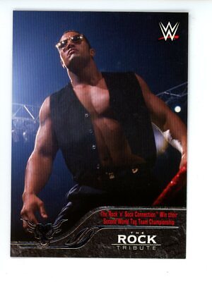 #ad 2016 Topps WWE Road To WrestleMania The Rock Tribute The Rock #10 $1.99