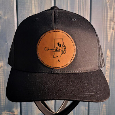 #ad Rhode Island Leather Patch Hat Pro Life Hat $25.00