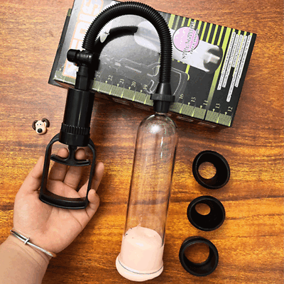 #ad Vacuum Penis Pump for Male ED Enhancement Erectile Enlargement Penis Enlarger 💕 $15.89