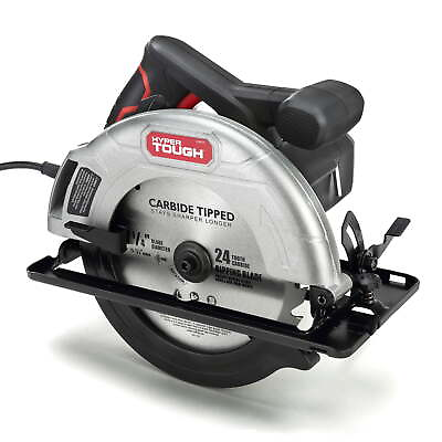 #ad 12 Amp Corded 7 1 4 inch Circular Saw with Steel Plate Shoe Adjustable Bevel $30.96