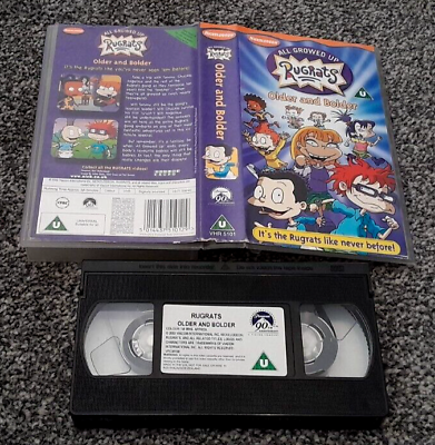 #ad RUGRATS OLDER AND BOLDER ALL GROWED UP NICKELODEON PAL VHS VIDEO CHILDREN KIDS GBP 5.00
