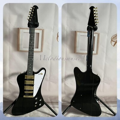 #ad Factory Custom Solid Electric Guitar Black Fretboard Gold 3H Pickups Hardware $268.85