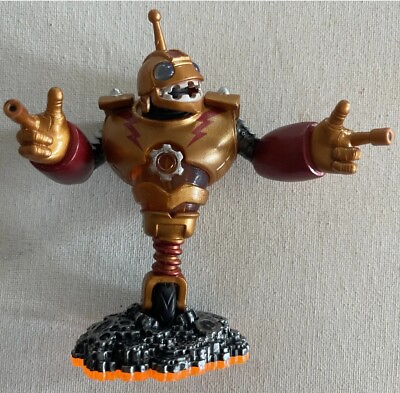 #ad Bouncer Skylanders Giants Activision Gold Finger Guns Robot Figure $9.99