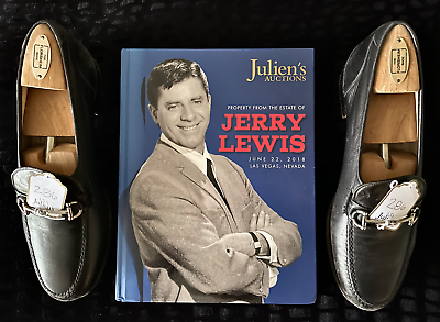#ad JERRY LEWIS Worn Stage Loafers and photo Estate JULIEN#x27;S AUCTIONS COA * 1 1 * C $2500.00
