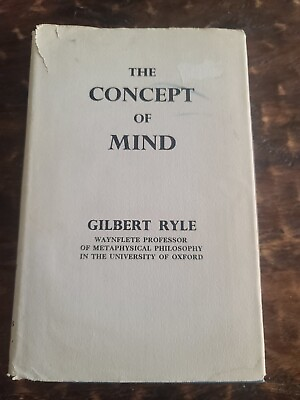 #ad The Concept Of Mind By Gilbert Ryle 1949 First Edition $242.40