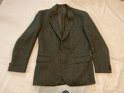 #ad DONEGAL II Handwoven Irish Gray Tweed 2 Button Blazer Sport Jacket Men#x27;s 40 $30.00