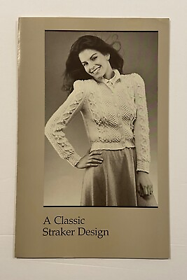 #ad A Classic Straker Design Phoebe#x27;s Filigree #872 Knitting Pattern Vintage 1984 $10.00