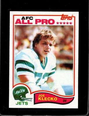 #ad 1982 Topps #171 Joe Klecko New York Jets Football Card NM MT All Pro ID:32597 $4.99