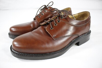 #ad Today#x27;s Man Brown Leather Oxford Dress Shoes Comfort Line Italy Men#x27;s 42 Wide $29.99