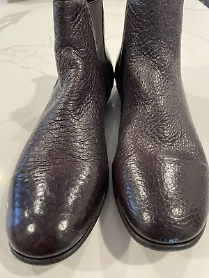 #ad OFFICINE CREATIVE men#x27;s chelsea boots Burgundy Violet 8US 41 new with box $399.00