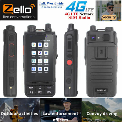 #ad 4G LTE Android Rugged Smartphone Zello PTT Walkie Talkie POC Radio Mobile NFC W6 $219.95
