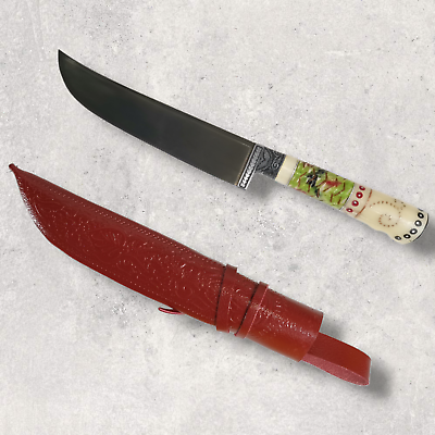 #ad Free shipping. Hunting Survival Bushcraft Knife. Bone Handle. Pchak Pchoq $195.00