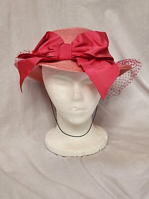 #ad Beautiful Pink Bellini Dress Up Hat Fashion Hat. Decorative $26.00