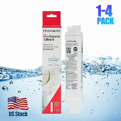 #ad 1 2 3 4 PACK Fit Frigidaire EPTWFU01 Pure Source Ultra Refrigerator Water Filter $13.66