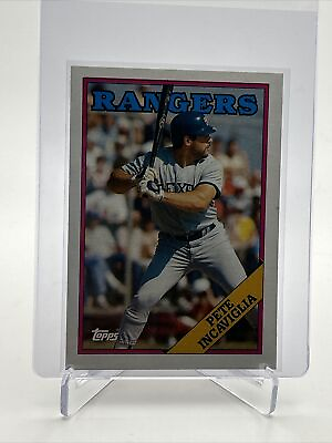#ad 1988 Topps Pete Incaviglia Baseball Card #280 Mint FREE SHIPPING $1.25