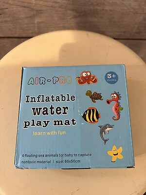#ad Air Pro Inflatable Water Play Mat Ages 3 Months NWOT $18.00