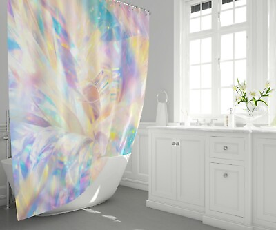 #ad Fairy shower curtain girly shower curtains glittery shower curtain girls bath $26.00