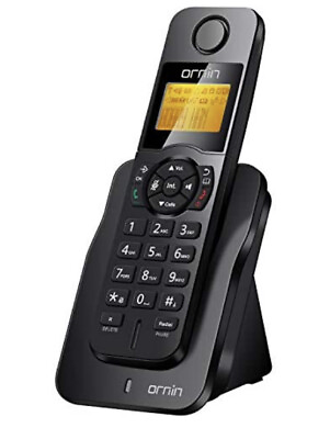 #ad Ornin D1005 Cordless Desk Telephone for Home and Office Single Pack Black New $45.00