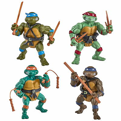 #ad Ninja Turtle: 1987 Original Series Figure 4 Pack $35.97