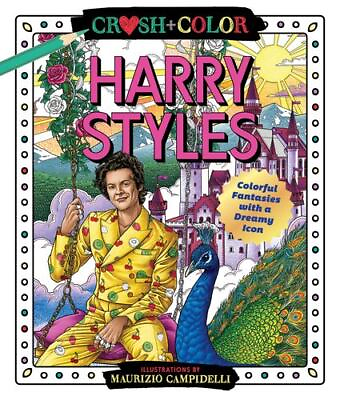 #ad Crush and Color: Harry Styles: Colorful Fantasies with a Dreamy Icon $12.86