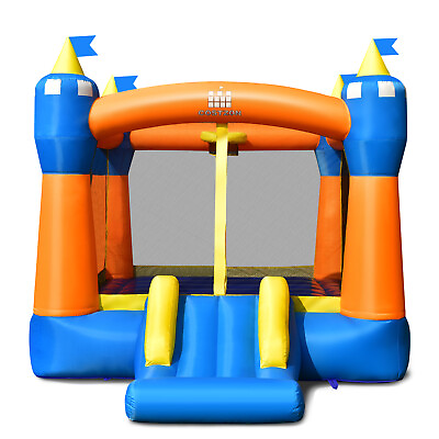 #ad Kids Inflatable Bounce House Magic Castle w Large Jumping Area Without Blower $149.99