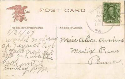 #ad #ad Pennsylvania Hicks Run 1907 doane 3 1 1905 1912 PC. $25.00