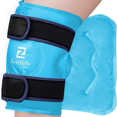 #ad Knee Ice Pack Wrap for Knee Pain Relief Gel Ice Packs for Injuries Reusable wit $28.32