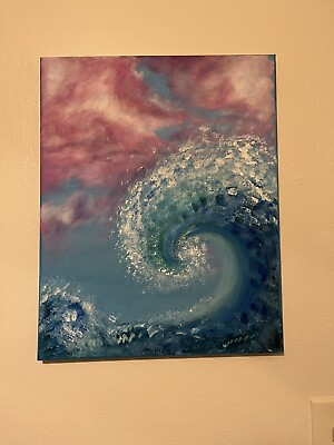 #ad Original Wave Painting $100.00