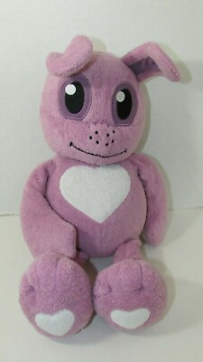 #ad Kidrobot Love Bunny plush Purple White hearts Bunny Rabbit Jeremyville 2010 $22.49