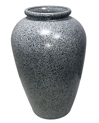#ad Studio Nova Vase Handmade Pottery VTG 1980#x27;S Gray amp; Blue 9quot; $27.99