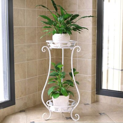 #ad Wrought Iron Plant Stands Indoor OutdoorMetal Tall Plant Stand Iron Flower Stan $48.99