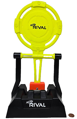 #ad RIVAL TARGET FOR NERF GUNS Bullseye BELL RINGS Sound Swing Motion 15” Rapid Fire $29.75