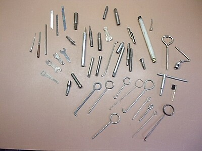 #ad Large 45 Piece Lot of Small Machinists Chest Tools Wide Variety Look Look LOOK $19.99