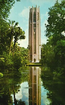 #ad Vintage Postcard Bok Singing Tower Tourist Attraction Lake Wales Florida Tichnor $8.09