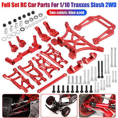 #ad Metal Full Set RC Car Parts For 1 10 Traxxas Slash 2WD Rustler Stampede Bandit $19.98