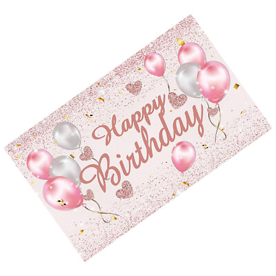 #ad Wall Ornament Birthday Photography Background Cloth Hanging Banner $14.35