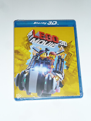 #ad The Lego Movie Blu ray 3D 2 disc set 2014 kids cartoon movie Chris Pratt NEW $8.78
