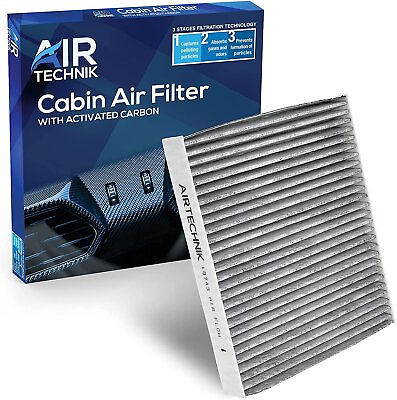 #ad AirTechnik CF10743 Cabin Air Filter w Activated Carbon Fits Select... $9.97