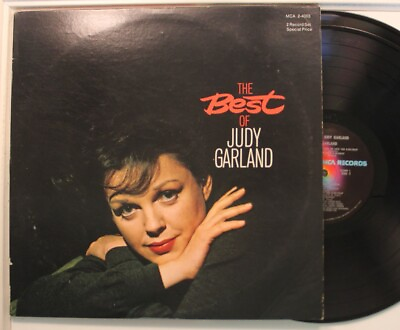 #ad Judy Garland 2 Disc Lp The Best Of 1973 On Mca Vg Vg $11.99