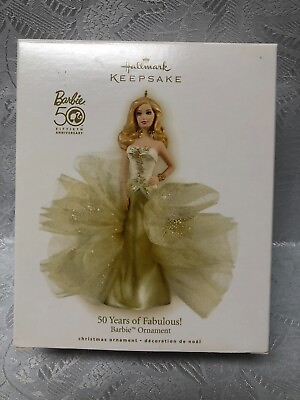 #ad Fabulous Barbie 2009 Hallmark 50 Years Ornament Keepsake $55.00