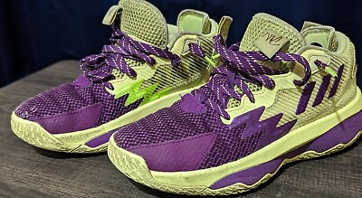 #ad Adidas Mens Dame 8 GY0383 Purple Basketball Shoes Sneakers Size 5 $29.99