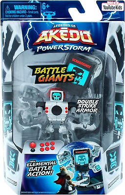 #ad Legends of Akedo SCREENSHOT 2.0 Power Storm Battle GIANTS Double Strike Armor $17.21