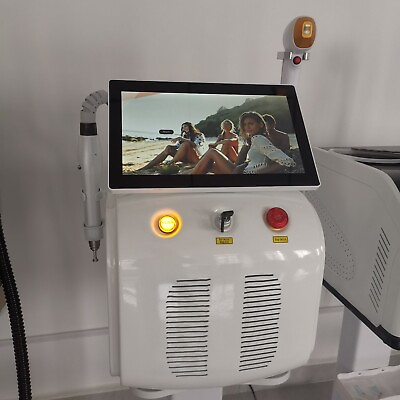 #ad 755 808 1064nm Diode Laser Hair Removal Pico Nd Yag Laser Tattoo Removal Machine $1672.00
