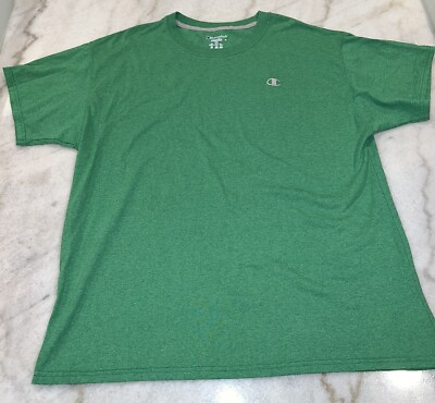 #ad Champion Authentic T Shirt Mens XL Short Sleeve Crew Neck Embroidered Logo Tee $9.60