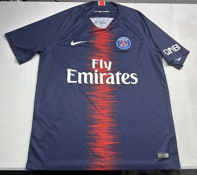 #ad Paris Saint Germain PSG 2018 2019 Home jersey Nike size L $49.90