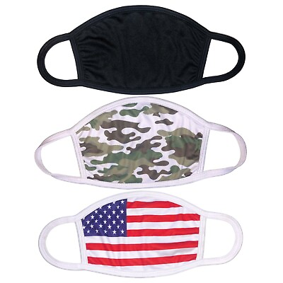 #ad Unisex Face Mask Reusable Washable Cover Masks Fashion Breathable wholesale $6.99