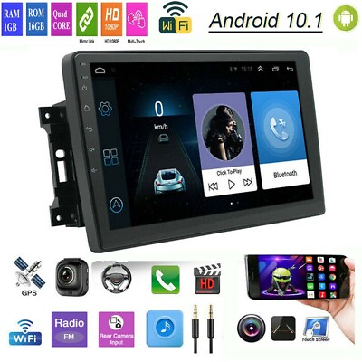 #ad Android 10.1 For Jeep Unlimited Wrangler Dodge RAM GPS Player Stereo Radio Video $152.27