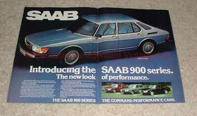 #ad 1979 Saab 900 Turbo 5 door Car 2pg Ad Performance $19.99