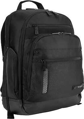 #ad Targus Travel amp; TSA Friendly Backpack w 14in Laptop Sleeve Black New Sealed $24.99